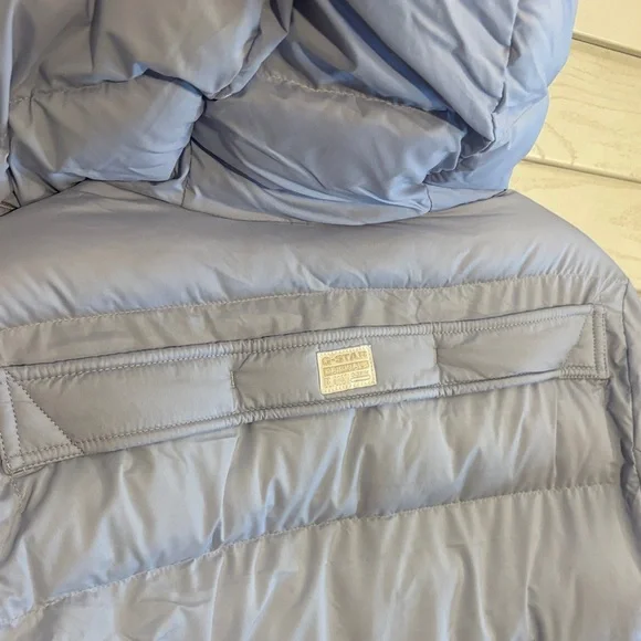 G-Star Sky Blue Puffer Coat